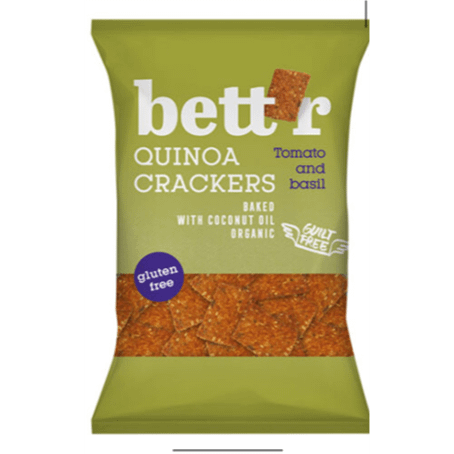 Crackers au Quinoa Tomate & Basilic - 100g